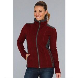 Kuhl S Alfpaca fleece gorpcore burnt Sienna jacket